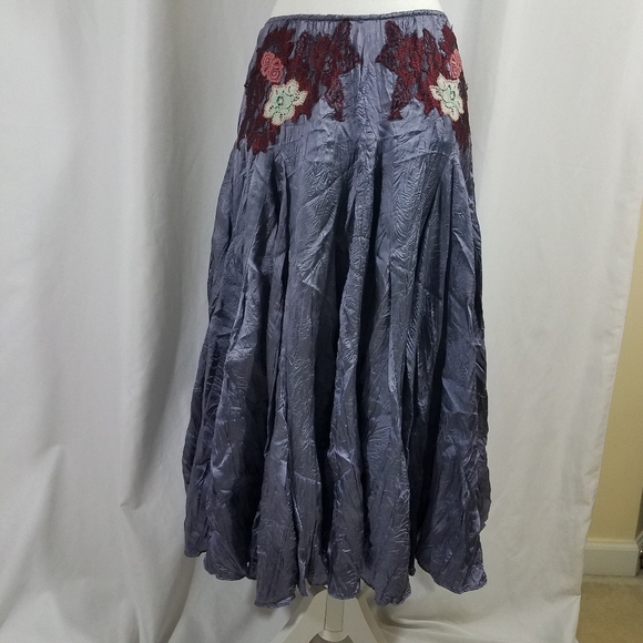 Free People Applique Flounce Skirt 4 - Picture 16 of 16